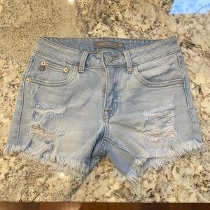 Ripped Jean Shorts